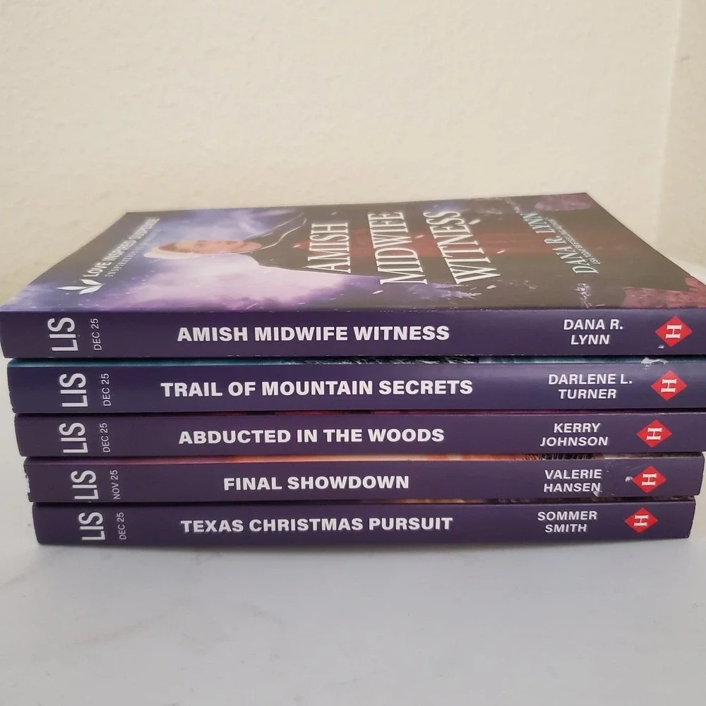 Love Inspired Suspense Book Lot of 5 Amish K-9 Unit Inspirational Romance Novels